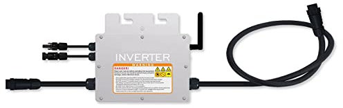 Onduleur PhotovoltaïQue SG-500W Onduleur Solaire De RéSeau Micro Onduleur Onde SinusoïDale Pure Onduleur Indice D'éTanchéIté IP65 pour Les Logements, Voyages