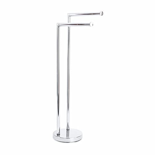 METAFORM Piantana Porta Asciugamani Lucido in Acciaio Inox MOD. Smart