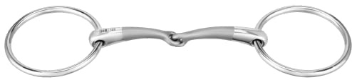 Sprenger SATINOX Wassertrense 14 mm einfach gebrochen - Edelstahl rostfrei, 155 mm Weite