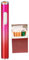KUGUAN Briquet USB fin électrique rechargeable coupe-vent sans flamme portable (rose-rouge)