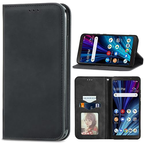 Baifu Gentle Leder Hülle für Motorola Moto G54 5G, Magnetic Closure Handyhülle für Motorola Moto G54 5G Tasche-01