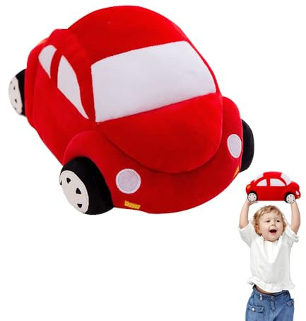 WANLIMA Auto Plüschtie,Auto Plüsch Plüschtier,Niedlichen Cartoon Plüschtier für Kinderparty-Geburtstagsgeschenk,für Weihnachten Geburtstag Neujahrsgeschenk -35CM