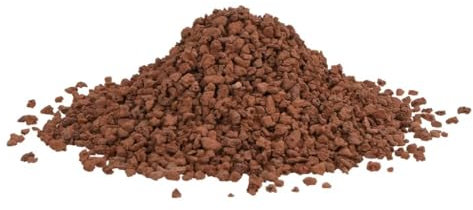 vidaXL Lavagranulat, Lavastein Biologische Filter, Multifunktional Lavamulch für Aquarium Landschaftsbau, Vulkangestein Garten Deko Steine, Rot 25 kg 5-8 mm