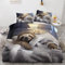 YELDAN Faultier Bettwäsche 135x200 Winter, Kinder Bettbezug 135x200 2er Set, Wendebettwäsche und Kissenbezug, Weiche & Atmungsaktive Mikrofaser Bettwäsche-Sets