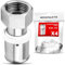 BOOPARTS - 4 pezzi - raccordo multistrato 20 - F1/2 (15/21) dado girevole a crimpare contorno TH - accoppiamento multistrato dado girevole dritto femmina - raccordo idraulico per tubo multistrato 20