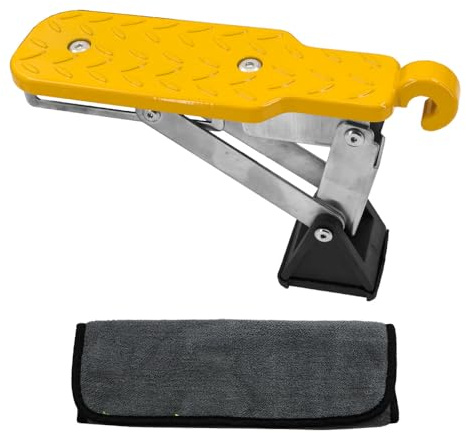 CENPEK 180kg Tragfähigkeit Klappbare Autotür-Stufen-Pedal mit Beiden Füßen zum Stehen, Passend für die Meisten SUV, Jeep, LKW, Vans, Mini-Fahrzeuge