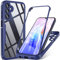 BESINPO Coque pour Samsung Galaxy A15, Samsung Galaxy A15 5g/4g Coque avec Protection D'écran, 360 integrale Antichoc Anti-Rayures écran Protection Case Etui Housse pour Samsung A15 -Bleu