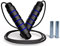 SPOMALKA Springseil Herren Fitness mit Gewicht - Springseil PVC Rutschfest & Ergonomisch - für Muskelaufbau, Abnehmen, Training, Boxen, Geschwindigkeit & Ausdauer, Bodybuilding & MMA (Blau - 300g)