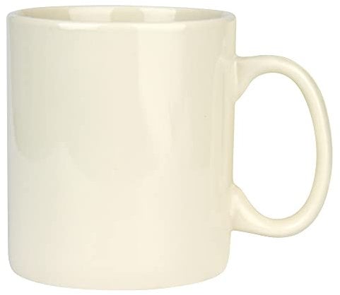 CAILIDE 29oz Extra Large Ceramic Coffee Mug with Handle for Office and Home (Cream)