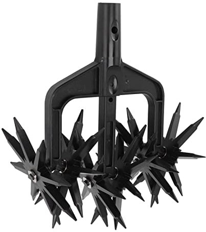 Cultivateur Rotatif de Jardin, Outil de Scarificateur de Sol de Jardin 2 en 1 Amovible, Scarificateur Portatif Résistant et ventilé, pour Réensemencer Le Mélange de Sol d'herbe