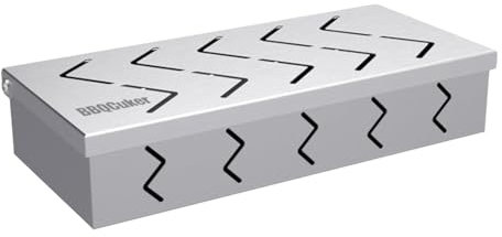 Räucherbox Edelstahl, Grill Räucherbox, Smokerbox Aus Rostfreiem Edelstahl Zum Grillen – Smokergrill-Flair Für Fleisch, Fisch & Gemüse