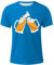 Oktoberfest Herrenhemd, modisches Sommer-Oberteil mit Rundhalsausschnitt kurzen Ärmeln, atmungsaktiv, bequeme Kleidung, Happy Beer Day-Aufdruck Herrn Kleidung Oktoberfest Herren T-Shirt (Blue, L)