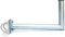 Mastausleger Stahl 55 cm Geländerhalter Sat Antenne Ausleger