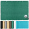 Voile d'ombrage pour extérieur, tissu anti-UV à 95 % polyester, respirant et durable, pour jardin, cour, piscine, balcon, vert foncé, carré, 4 x 9,5 m