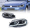 Archaic Scheinwerfer kompatibel mit VW Golf 7 MK7 TSI TDI 2013-2017 (Nur für Standard -Halogen),mit E-Prüfzeichen