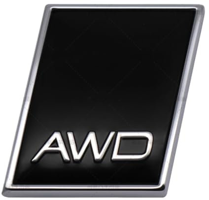 Selbstklebende Auto dick Emblem Aufkleber Heckkofferraum Ersatz für Volvo XC60 S90 XC90 S60 Polestar Abzeichen (AWD)