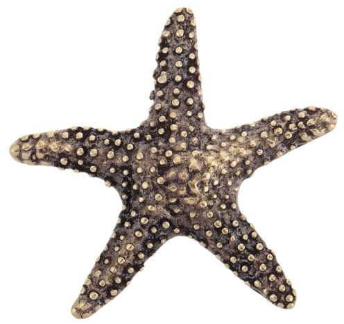 IMIKEYA Messing Seestern Miniatur Figur Rustikal Mini Seesterne Deko für Tischdekoration, 1,5 Zoll