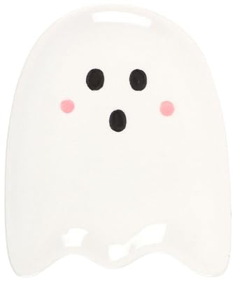 Something Different Sweet Ghost Ceramic Trinket Dish (One Size) (White)
