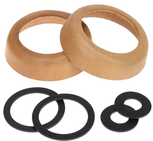QWORK® 2 Stück Schwengelpumpe Ersatzteile Typ 75, Ledermanschette, für Gartenpumpe Handschwengelpumpe