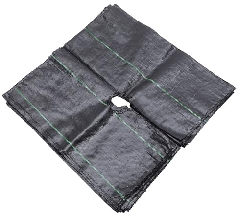 Angoily PP Unkrautvlies 06X06m 90g Kontrolltuch Gartenboden Atmungsaktiv Wiederverwendbar Robust