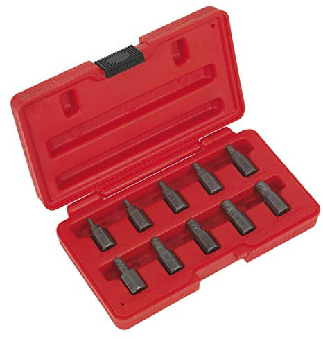 Sealey Ak8181 Multi Spline Screw Extractor Set 10Pc