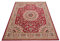 Carpeto Rugs Klassischer Orientteppich & Perserteppich mit Orientalisch Ornamente Mandala Muster Kurzflor in Beige Rot/TOP Preis - ÖKO TEX (220 x 300 cm)