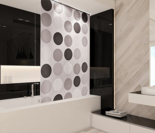 Tropik Home Retro Bathroom Shower Curtain Roller Blind Extra Long, 4 Width Sizes, 140 x 240CM