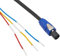 REL/MJ Acoustics 3 Wire Sub Speaker Cable Neutrik Speakon to Bare end Subwoofer (5 m)