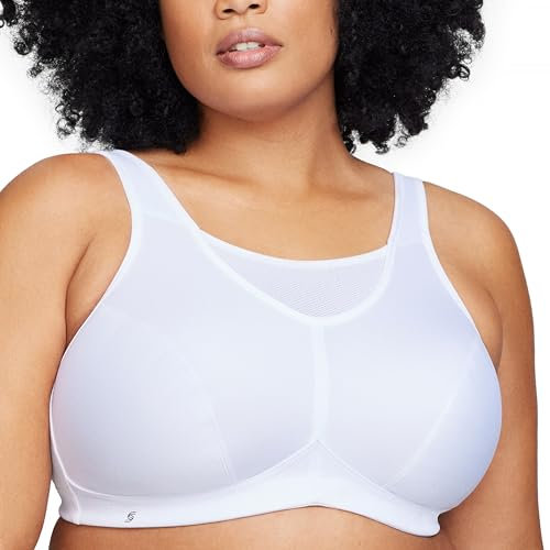 Glamorise Damen 1066 Sports Bra, Weiß, 85H EU