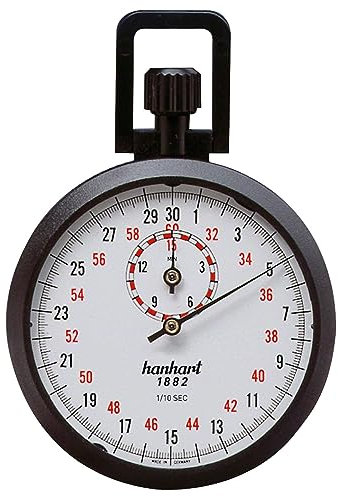 Hanhart Kronenstopper mit ABS-Gehäuse, 1/10 Sek. Einteilung