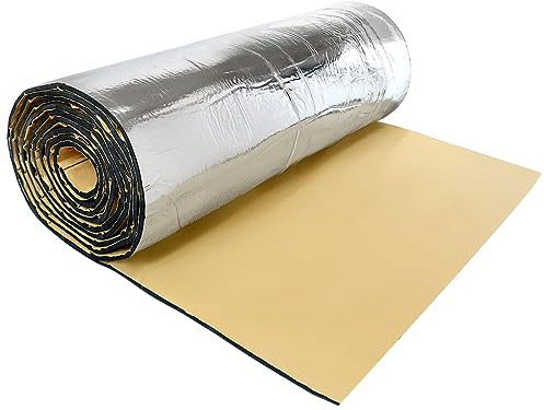 sourcing map 10mm 1㎡ Fahrzeug Auto Firewall Hitze Schalldämmung Dämmmatte 200cmx50cmx10mm
