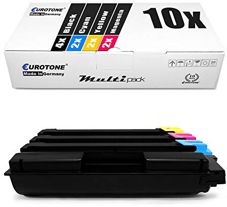 10x Müller Printware XXL Toner im Set für Kyocera Ecosys M6230cidn M6230cidnt M6630cidn P6230cdn ersetzt TK-5270K TK-5270C TK-5270M TK-5270Y TK5270 CMYK