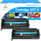 TRUE IMAGE Kompatibel Tonerkartusche als Ersatz für Canon 057 057H CRG-057 Toner i-SENSYS MF443dw MF445dw LBP223dw LBP226dw LBP227dw LBP228dw MF448dw MF449dw Drucker (Schwarz,2er-Pack)