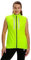 Time To Run Gilet Veste de Course a Pied Sans Manche Pour Femme Avec Poches - Légère Coupe-Vent Respirant - Idéal Pour L'exercice et Le Jogging - de M Vert Citron