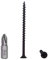 Lot de 300 vis à bois en acier carbone phosphate noir 4,2 x 70 mm Vis à bois pour cloison sèche, fixations pour panneaux d'aggloméré, tête de bugle Phillips (300, 4,2 x 70 mm)