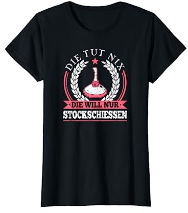 Die Tut Nix Stockschiessen Frauen Eisstock T-Shirt