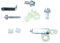 Kit de tendeur de chaîne pour Stihl 019T 021 023 025 E160 MS171 MS180 MS181 MS190 MS191 MS210 MS211 MS230 MS250 MS190T MS191T MSE160 MSE180