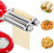 Rodillo y cortador de pasta para batidoras KitchenAid, juego 3 en 1 que incluye rodillo de hoja de masa, cortadores de espaguetis y fettuccine accesorios para hacer
