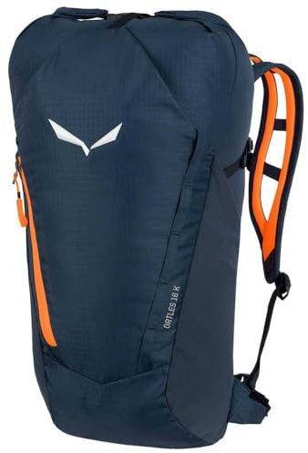 SALEWA Ortles 16 K, Zaino Gioventù Unisex, Dark Denim/Fluo Orange (Multicolore), Taglia Unica
