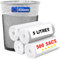 Sac Poubelle 5 litres Blanc X 500 | 500 Sacs Blancs 5L (10 Rlx de 50 sacs) | Poubelles Salle de Bains - WC - Sanitaires | Tourisme - Hôtels - Voiture | Déchets Légers Hygiéniques - Cosmétiques |