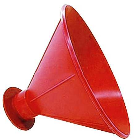 Eiskratzer Auto Runde Windschutzscheibe EIS Schnee Frost Entfernung Schaufel Multifunktion Trichter Eiskratzer Eisschaber für Auto Scheibenkratzer Auto Kegel (Rot)