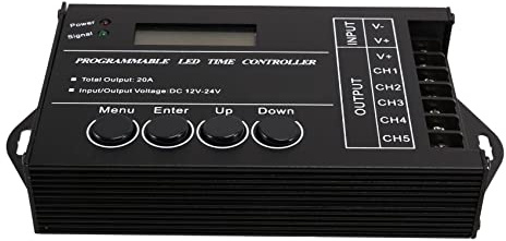 Koanhinn TC420 regolatore programmabile di tempo RGB LED DC12V-24V 5 dimmer di temporizzazione di LED