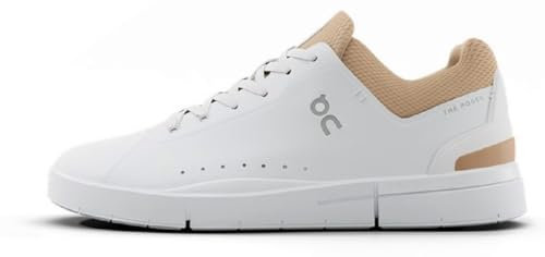 On The Roger Advantage Damen-Sneaker, White/Savannah, 38.5 EU