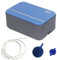 Hidom Ultra Quiet Aquarium Air Pump 2.0L/min Single Outlet Air Pump For Tropical or Marine Fish Tanks Upto 50L With Check Valve, Air Stone and Airline Tubing