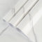 TOTIO Film adhésif extra large en vinyle 122cmx5m Marbre blanc Autocollant Lavable Imperméable Mat Épais Pour murs cuisines salles de bains plans de travail Blanc laiteux