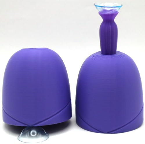 2 Pack Scleral Contact Lens Applicator Tool Scleral Lens Dome Dock Mini. Compact, Convenient Scleral & Hybrid Custom Contact Lens Insertion Device. (Purple)