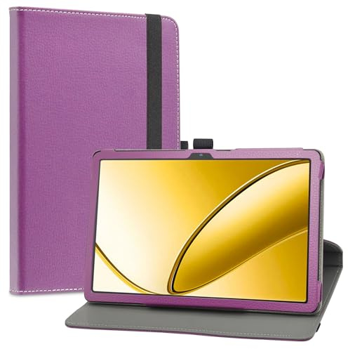 LiuShan Rotary Funda para Blackview Tab 60 WiFi Tableta, Folio Soporte PU Cuero con Funda Caso para Blackview Tab 60 WiFi/Blackview Tab 60 Pro Tableta 10 Pulgadas,Purple