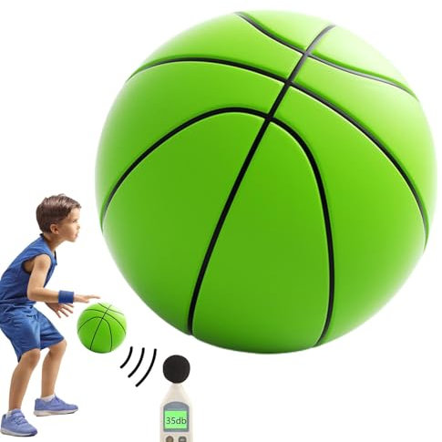 Generisch Silent Basketball,21/24cm Leiser Indoor Basketball,Silent Shot Basketball,2024 Prämie Schaumstoffball,Hochelastisch Silent Basketball,Leiser Basketball,Für Kinder Und Erwachsene