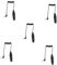 JOINPAYA 5pcs Microphone Cable Mini Microphone Tablet Computer Cable Accessories Cable Mobile Phone Microphone Mini Cable Headphone Cable Speaker Cable Instrument Cable Mic Wire Metal Black
