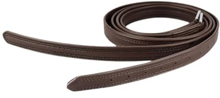 F Fityle 2pcs Equestrian Getriebe Nichtstrecke Weichstabilität mit Schnallen Verstellbarer Pflege -Steigbügelgurte, Dunkelbraun